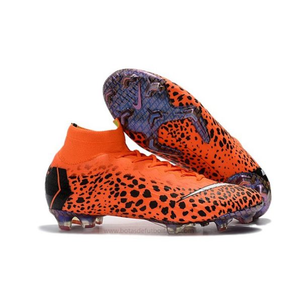 Nike Mercurial Superfly Elite Ronaldo CR FG Mujeres Naranja Negro